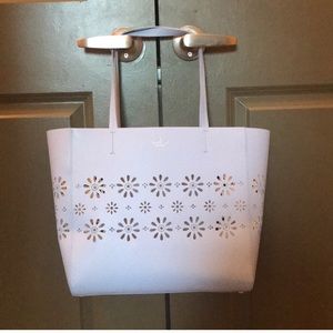 Kate Spade Periwinkle Laser Cut Tote